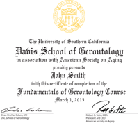 Online Gerontology Certificate Courses and Programs