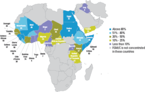 Female circumcision In Africa infographic