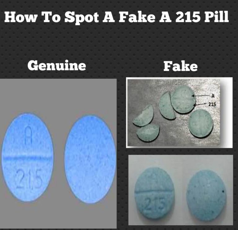How To Spot An A 215 Pill Fake Public Health