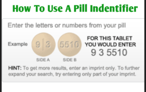 How To Use The Pill Identifier/Pill Finder Tool
