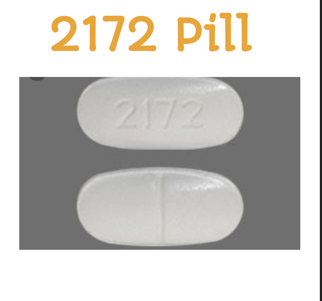 2172 white pill