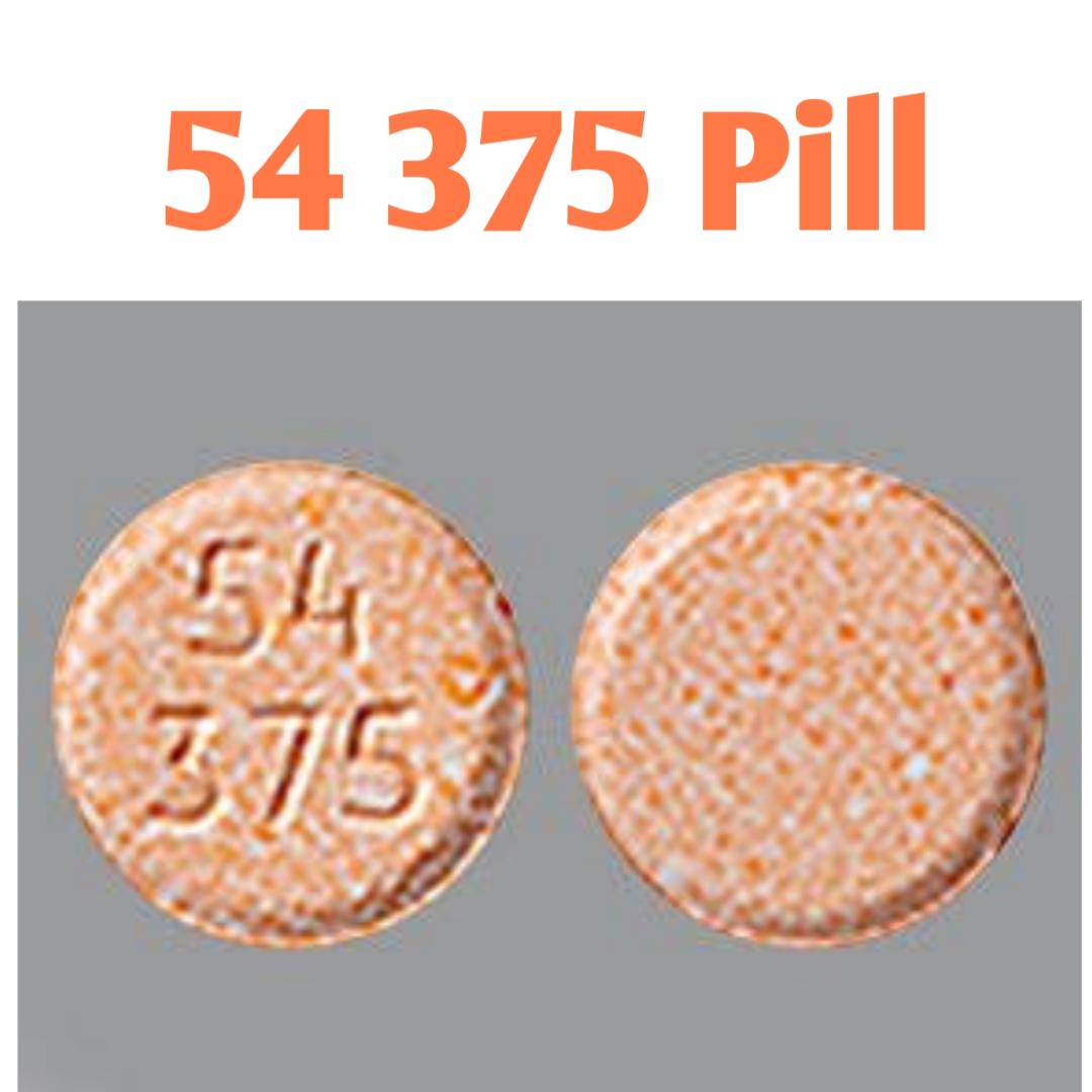 54 375 orange pill how to take