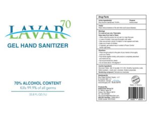 Lavar 70 Gel Hand Sanitizer