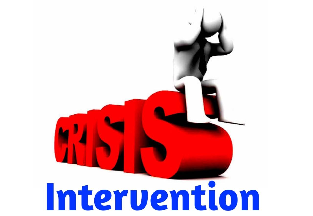 Crisis intervention management.