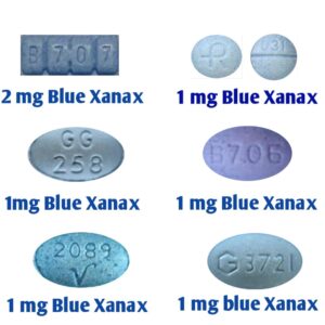 Blue Xanax Bars