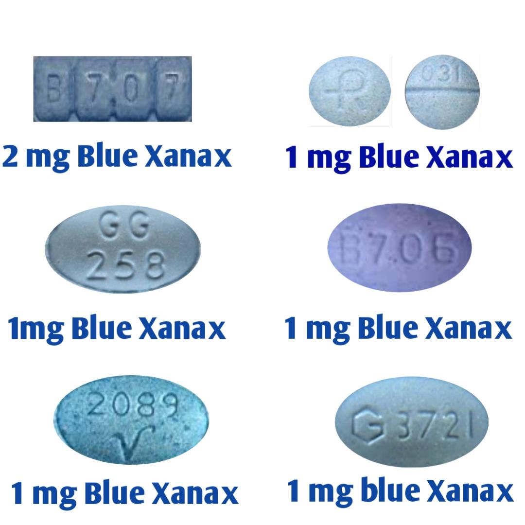 Blue Xanax Bars.