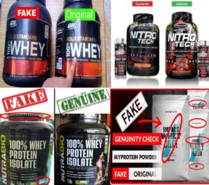 Fake Whey Protein powder