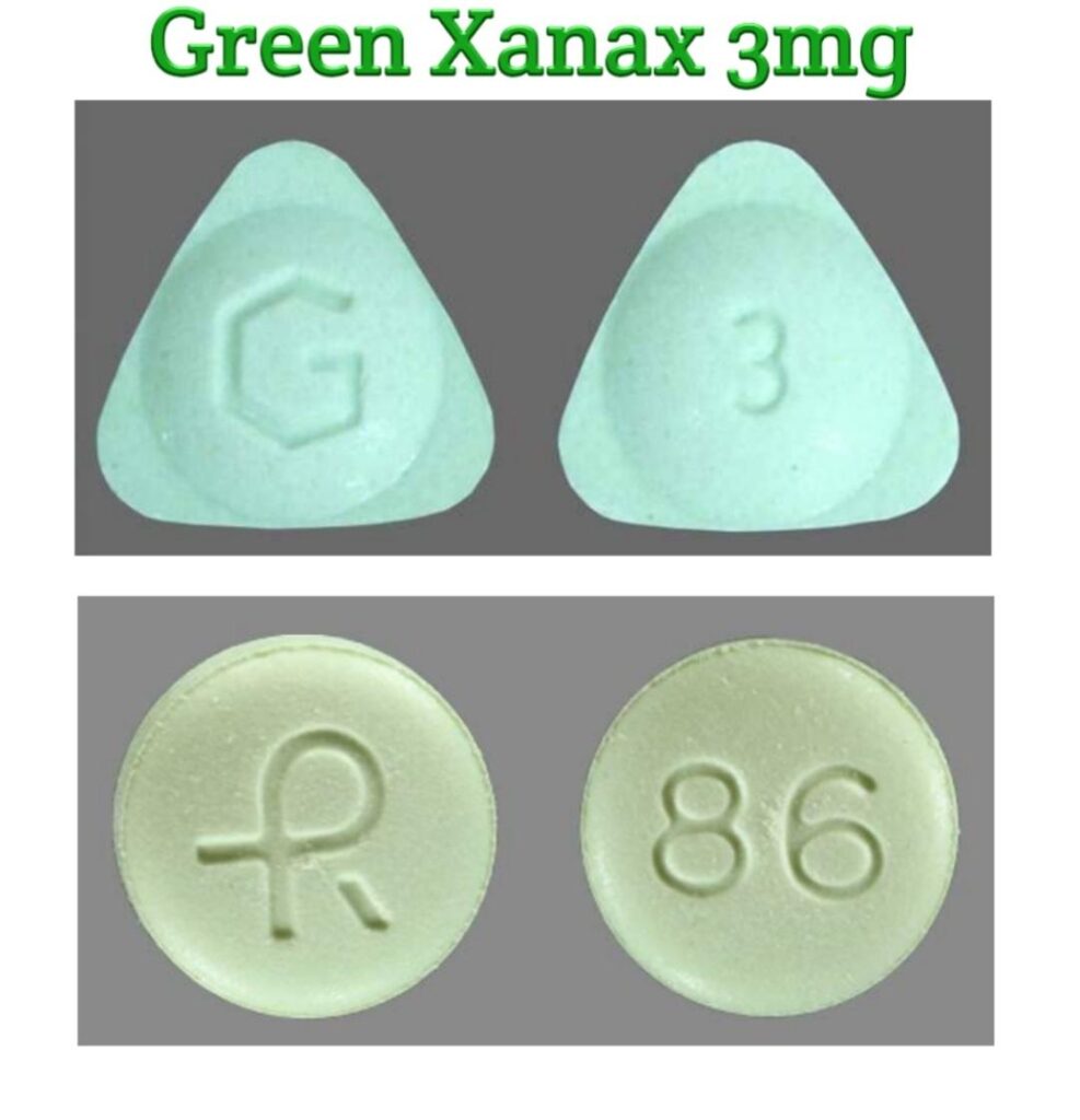 Green Xanax 3mg
