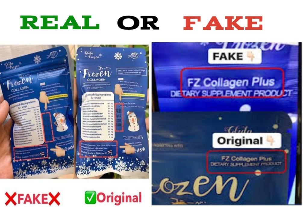 How to Spot Frozen Collagen Fake Vs Original