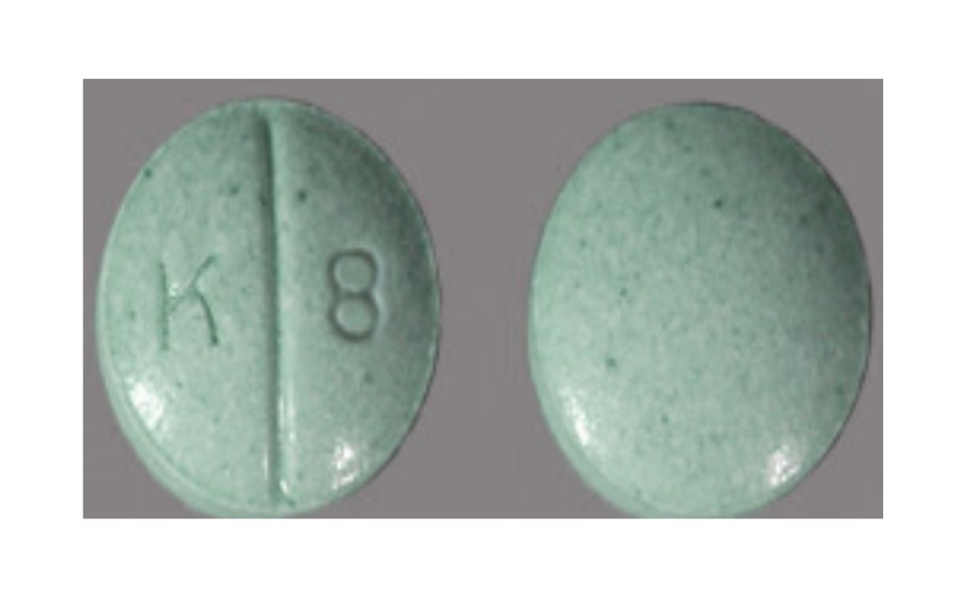 K8 vihreä pilleri