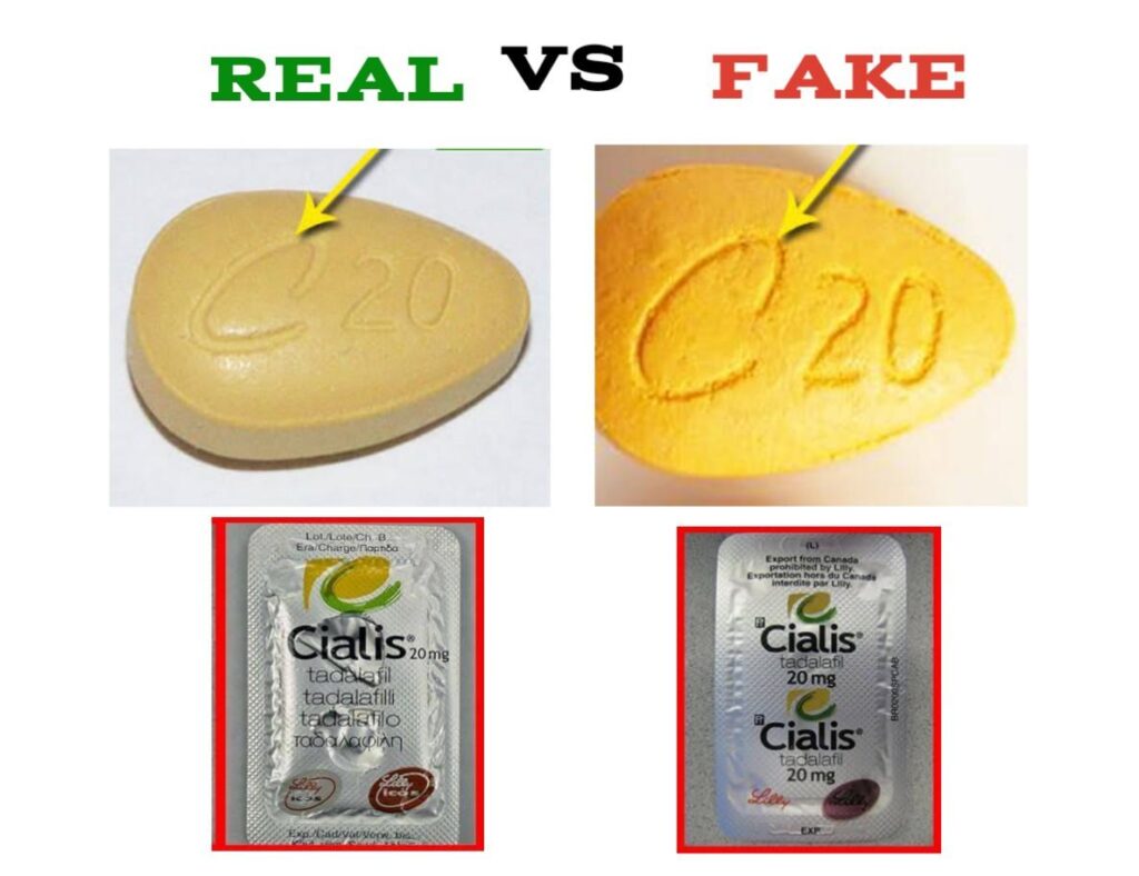what does fake cialis look like