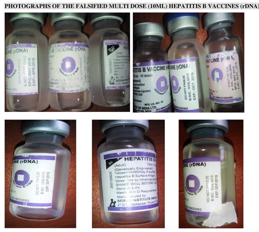 Fake Hepatitis B Vaccine