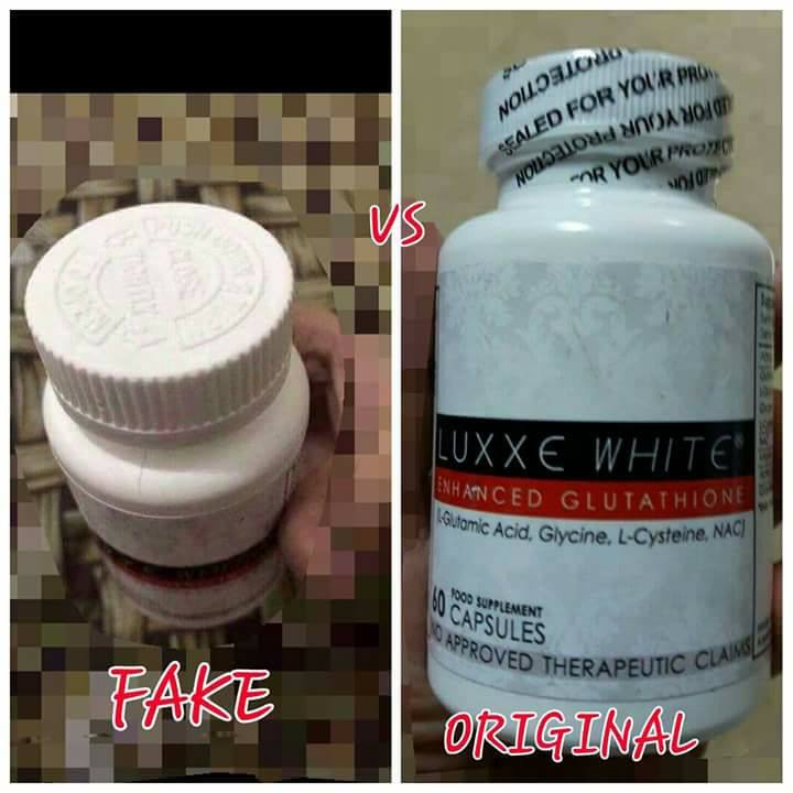 Luxxe White Capsule Fake Vs Original