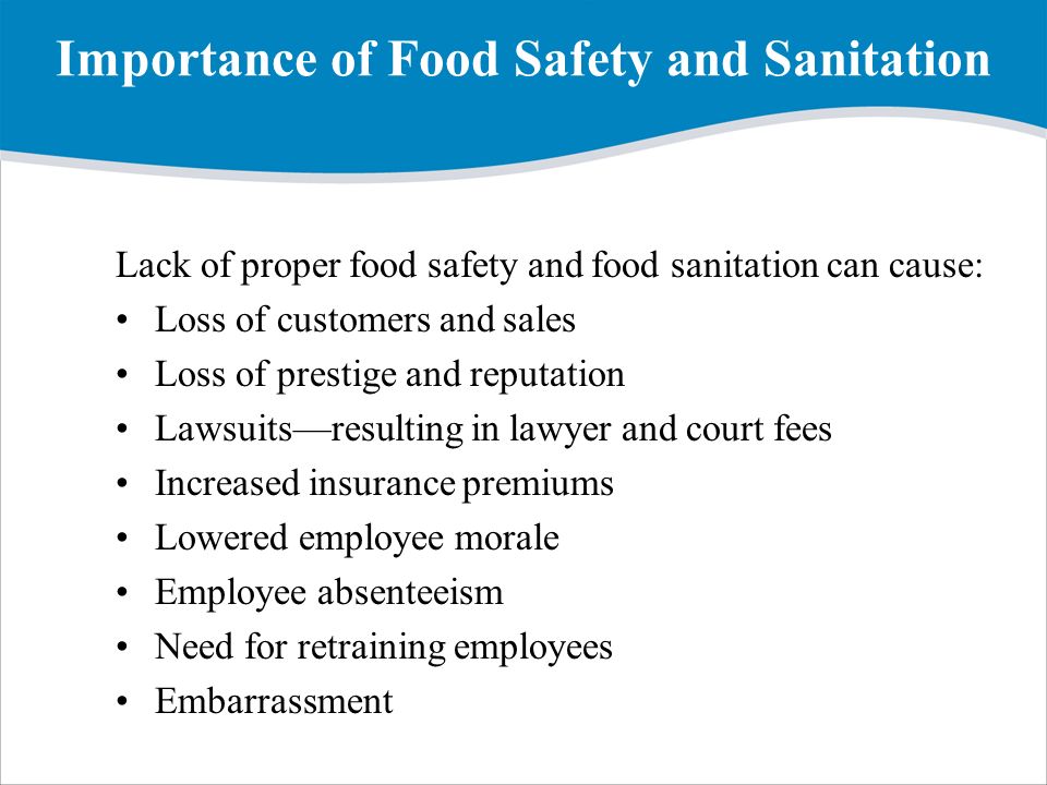 Why Is Food Safety and Sanitation Important