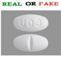 Fake U03 Pill Vs Real
