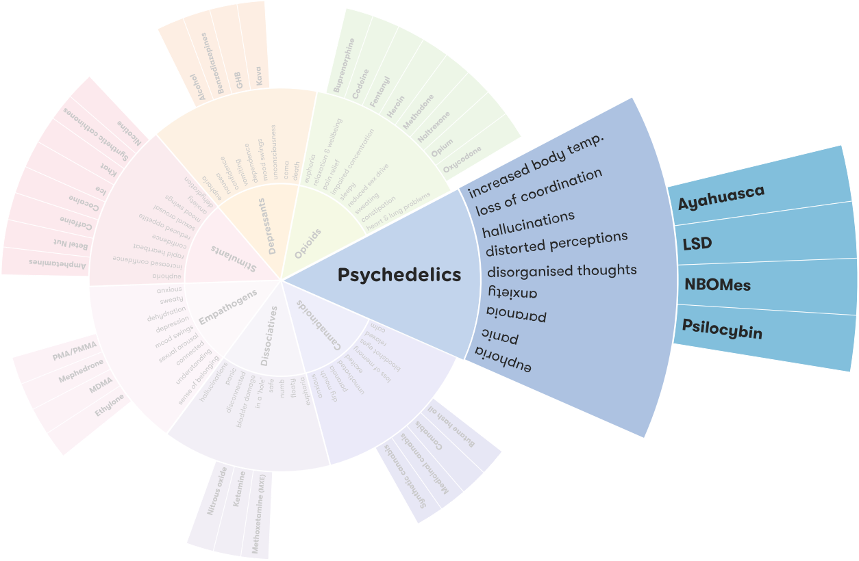 types of psychedelics