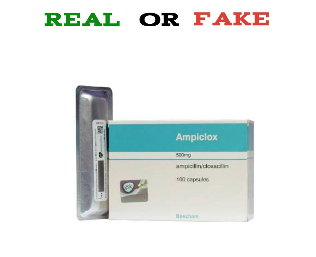 How To Spot Fake Beecham Ampiclox (GSK)