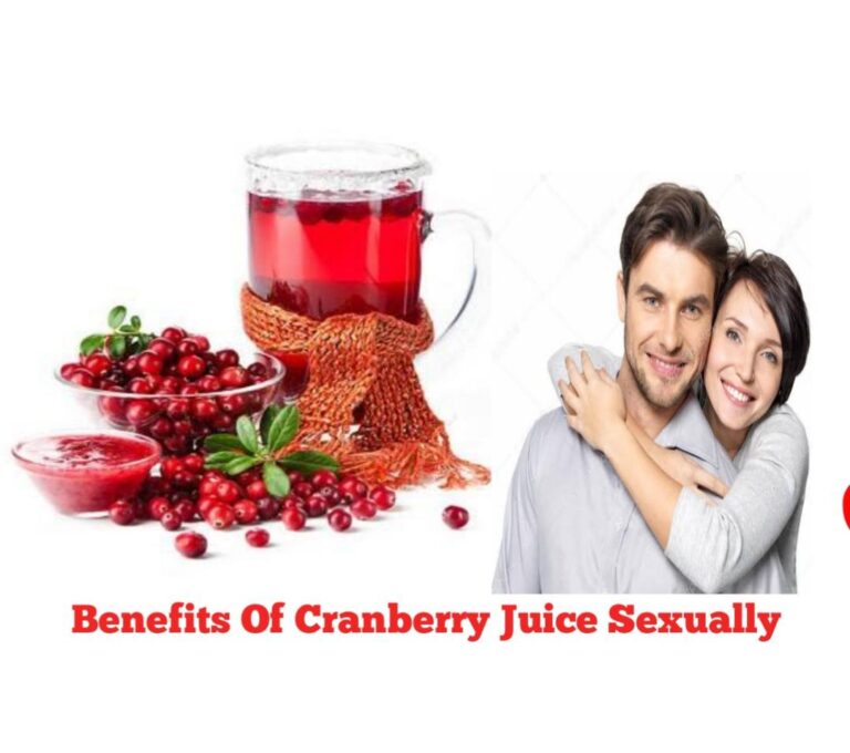 How Does Cranberry Juice Benefit Females Sexually? Public Health