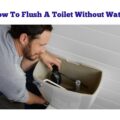 How To Flush a Toilet Without Water
