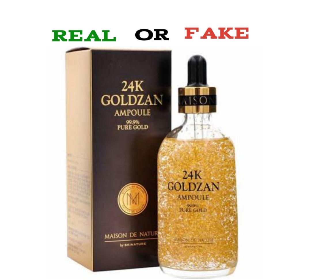 24k Goldzan Original Vs Fake