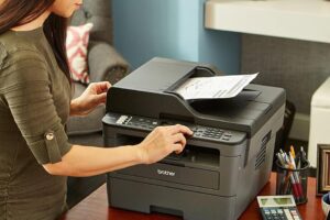 What is the hazard of laser printer toner