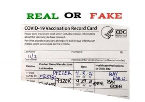 spot Fake Vaccine Cards
