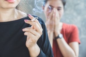 Occasional second-hand smoke while pregnant