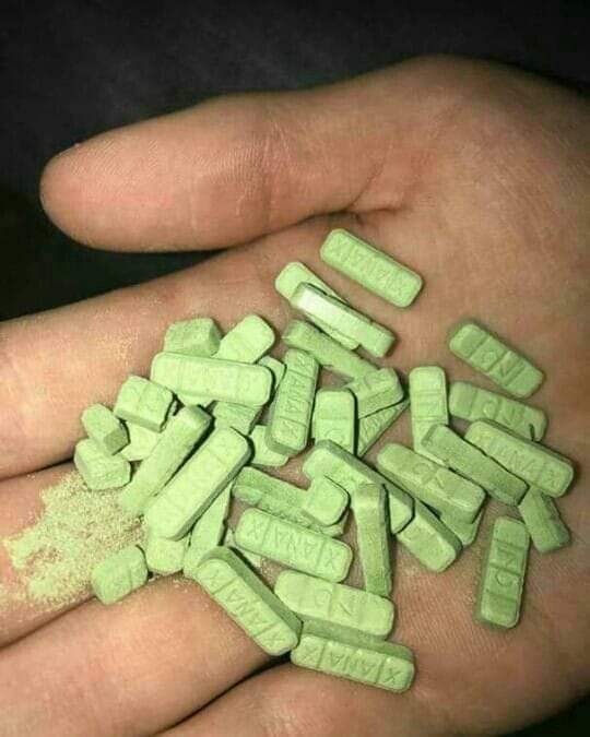Fake green xanax